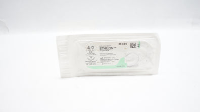 Ethicon 699 4-0 ETHILON, P-3, 13mm 3/8c Reverse Cutting, 18inch (x)